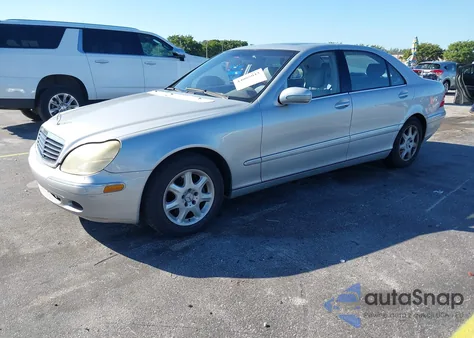 2002 Mercedes-Benz S 500 from USA, damaged, VIN WDBNG75J32A254552
